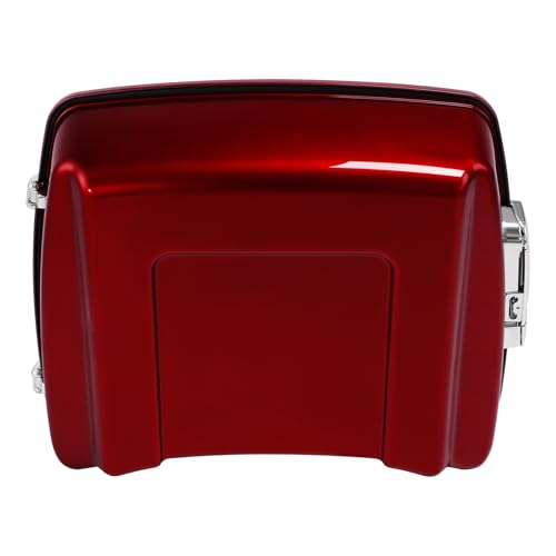 TCT-MOTORPARTS Chopped Luggage Kit w/Backrest Pad +Black Two-Up Mounting Rack Fit For 2017 Street Glide Special Velocity Red Sunglo 2017S - color: Fit for Velocity Red Sunglo #2