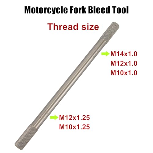 Motorcycle Fork Service Tool Kit - PSLER Fork Spring Compressor, Oil Level and Damper Rod Bleed Tool