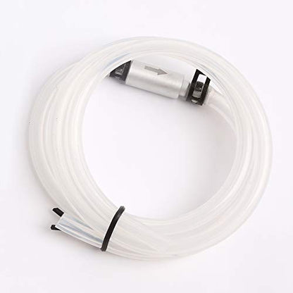 WINTOOLS 7, 8, 9, 10, 11, 12mm Brake Fluid Clutch Bleeder Hose with 12 Point Wrench and Check Valve