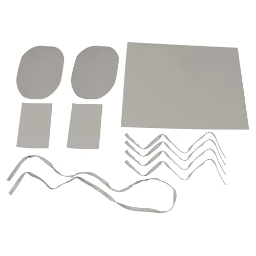 ECOTRIC Boat PVC Seat Cover Set Compatible with 2007-2011 Sea Doo Speedster 150 4 seat Model Outdoor Red & Gray Durable - color: Red and Gray