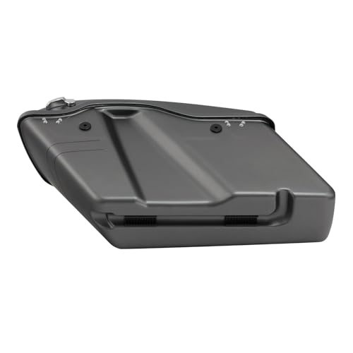 HR3 Charcoal Denim Hard Saddlebags Compatible with 2017 Street Glide Special FLHXS (Replace for OEM) Fit for 2014-2023 Harley Touring Models - color: Charcoal Denim