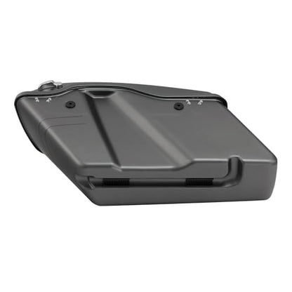 HR3 Charcoal Denim Hard Saddlebags Compatible with 2017 Street Glide Special FLHXS (Replace for OEM) Fit for 2014-2023 Harley Touring Models - color: Charcoal Denim