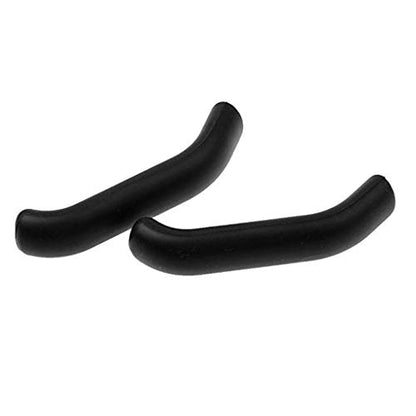 2 Pair Bicycle Brake Levers Sleeve Silicone Gel Anti-Slip Brake Handle Protection Cover - color: Black