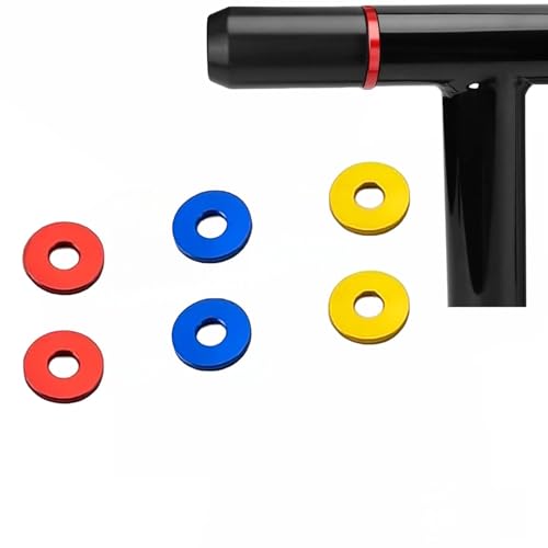 TDZ 6Pc Crash Bar Colored Spacer Ring for Harley & Other Brands 1-1/4" All Models Engine Saddlebag Guards Crash Bar