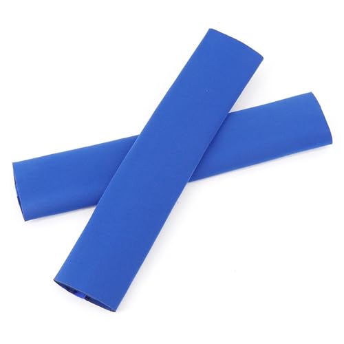 Fork Guards Front Fork Protector Shock Absorber Guard Wrap Cover Skin Motorcycle Pit Dirt Fit for YZF250 CRF250 CRF450 Motorcycle Fork Cover Gaiters(Black Set) - color: Blue
