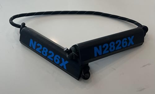 Low Profile Wheel Chock - Personalized - Made in The USA, Blue