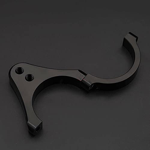 27mm CNC Aluminum Motorcycle Fork Tube Brackets Steering Damper Frame Mounting Clamp Foot Fixer Hardware Parts Stabilizer Universal - size: 27mm