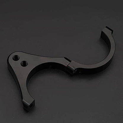 31mm CNC Aluminum Motorcycle Fork Tube Brackets Steering Damper Frame Mounting Clamp Foot Fixer Hardware Parts Stabilizer Universal - size: 31mm