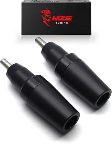 MZS Motorcycle Frame Sliders Compatible with YZF R7 2022-2025, Falling Anti Crash Protector Guards No Cut Kits Black - size: YZF-R7