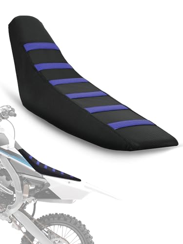 JFG RACING Dirt Bike Seat Cover,Non-Slip Universal Motorcycle Cushion Cover for YZF YZ WR TTR 50 125 250 450 Dirt Pit Bike Motocross-Blue - color: Blue