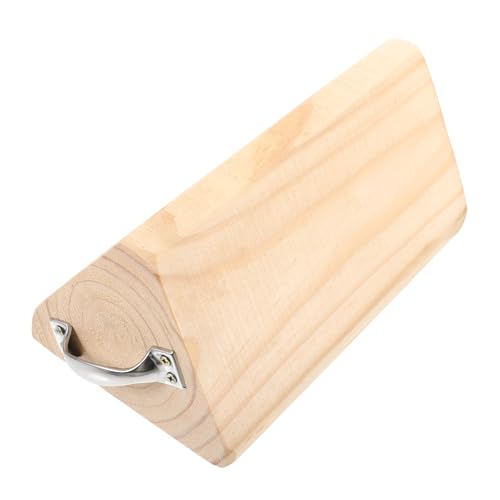 Ciieeo Wooden Wheel Chocks for RVs and Trucks 2-Piece Set Non-Slip Tire Stabilizers for Travel Trailers and Motorcycles Heavy-Duty Vehicle Accessories