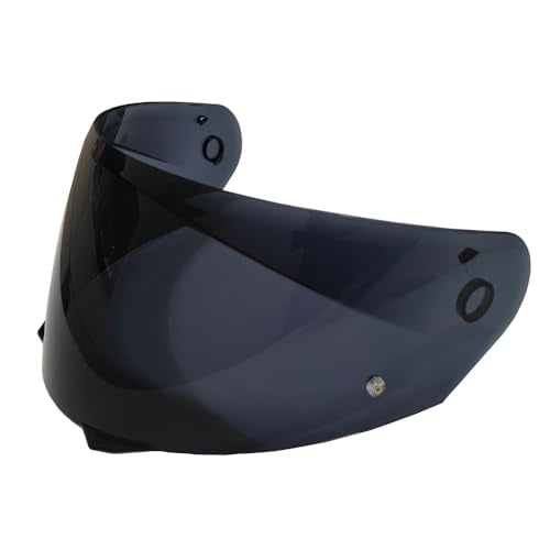HJ-33 Helmet shield Replacement,Motorcycle Helmet Visor Compatible with HJC i90,i91(Deep Smoke) - color: Deep Smoke