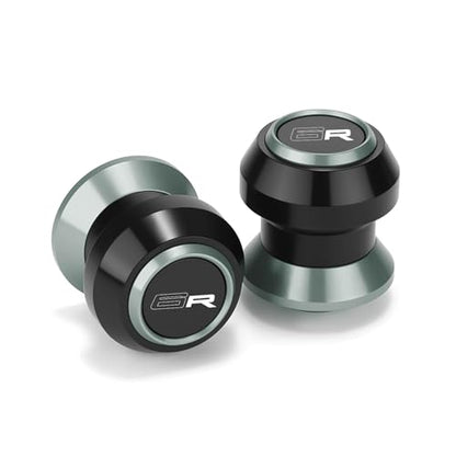 Motorcycle 8MM Swingarm Spools Fit Ninja ZX6R 2009-2023 2024 2025 2026 Motorycle Swingarm Spools Sliders Frame Stand Slider 2026 ZX6R Accessories Gray - color: gray