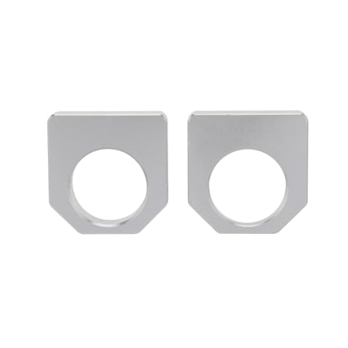 Dirt Bike Rear Axle Block CNC Motorcycle Chain Tensioner Adjuster for KX450F 16-18 KX250F 17-19 KX250 KX450 19-24 KX250X KX450X 22-24 Silver - color: silver