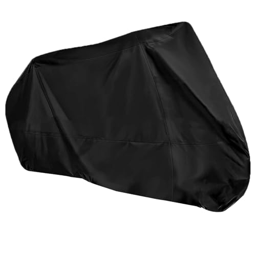 Motorcycle Cover XL Portable Tarpaulin Protective Bag for All Weather Sunscreen Dust Protection with Lockhole Essential Gear for Motorcycle Enthusiasts Black
