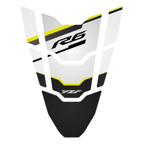 Tank Sticker for YZF R6 R 6 Motorcycle Accessory Fuel Tank Sticker Protector Decal Oil Gas Tankpad Stickers Accessories - color: Black white g