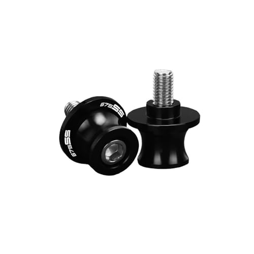 Moto Frame Sliders For CFMOTO 675SS 2024 2025 2026 Swingarm Spools 10MM Motorcycles Accessories Rear Stand Screws Sliders - color: A black M10