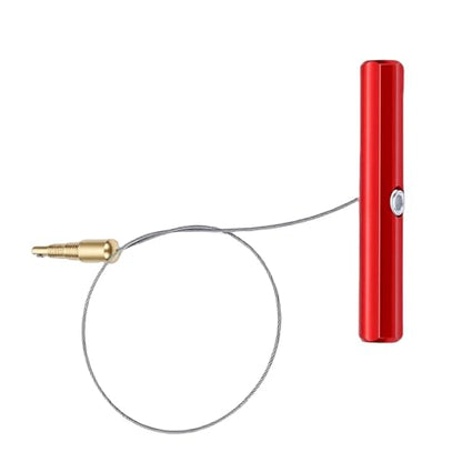 Keenso Tire Valve Stem Fishing Tool Puller with Ergonomic Aluminum Handle for Dirt Bike ATV UTV Motorcycle Tube Repair (Red) - color: Red