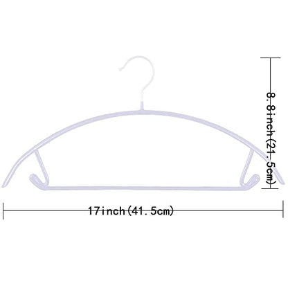 Premium PVC Coating Metal Hangers 20 Pack, Heavyduty, Non Slip Slimline, Suit Jacket T Shirt Hangers, Gold Hooks, Space Saving Clothes Hanger(Gray) - color: Gray