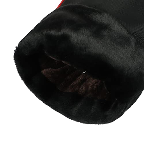 XGOPTS Winter Waterproof ATV Hand Muffs ATV Gloves Windproof Snowmobile Handlebar Covers Motorcycle Gloves Thicken Thermal Grip Handlebar Gauntlet Mitts Hand Warmer Covers - color: Black Small