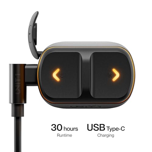 UNIT 1 Navigation Remote - Wireless Handlebar Controller for Turn Signals, Single Light, Double Light, and Brake Lights - USB-C Rechargeable and IPX6 Waterproof - Black