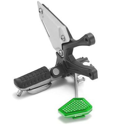 Modeer Motorcycle Rear Brake Pedal Extension Compatible with Z900 2017-2024 (NOT 2025), Ninja ZX-4R / ZX-4RR 2023-2025, Ninja ZX-6R 2015-2025 (green) - color: green, size: Modeer