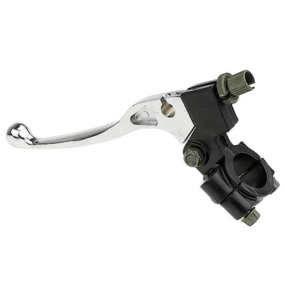 HIAORS 7/8" Left Clutch Brake Handle Lever Perch Compatible with SSR Baja CRF50 CRF125 Dirt Bike KX60 KX125 KLX110 KDX200 KDX250 PW80 TTR90 50cc 80cc 70cc 100cc 125cc 250cc Pit Bikes Motocross Parts