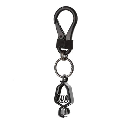 Heavy Duty Glove & Hat Clip with Carabiner, All-Metal Spring Clamp Work Glove Holder for Tool Belt, Harness, Backpack - style: Industry