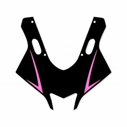Motorcycle Front Fairing Reflective Sticker Decals,Pink | Compatible with Yamaha YZF R25 R3 2019-2022 - color: Pink