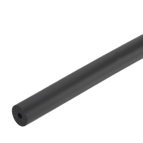 uxcell Foam Tubing for Handle Grip Support,3mm(1/8") ID 11mm(0.43") OD 0.3 Meter/1ft Length Black - color: Black, size: 3mm x 11mm x 0.3 m