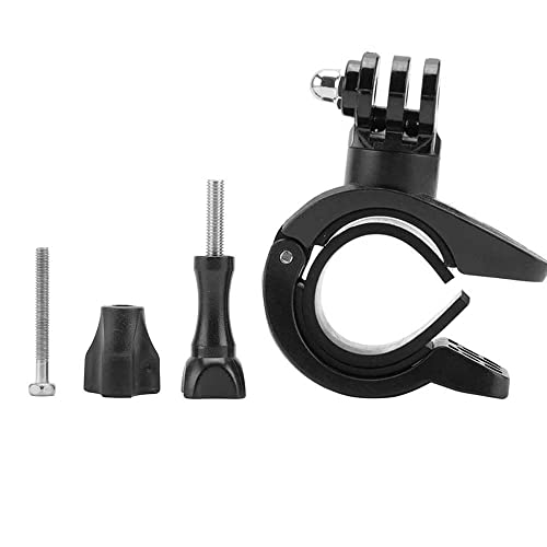 2 Pcs 360 Degree Rotation GoPro Bike Mount Handlebar Mounts Rotation Mounts for Gopro Hero 8 7 6 5 4 SJCAM Camera Accessories(Black)
