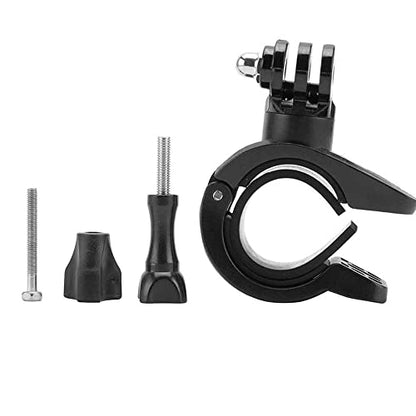 2 Pcs 360 Degree Rotation GoPro Bike Mount Handlebar Mounts Rotation Mounts for Gopro Hero 8 7 6 5 4 SJCAM Camera Accessories(Black)