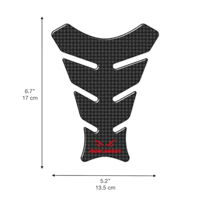 Ride Angry Premium Motorcycle Tank Pad (Carbon, Small) - color: Carbon, size: Small