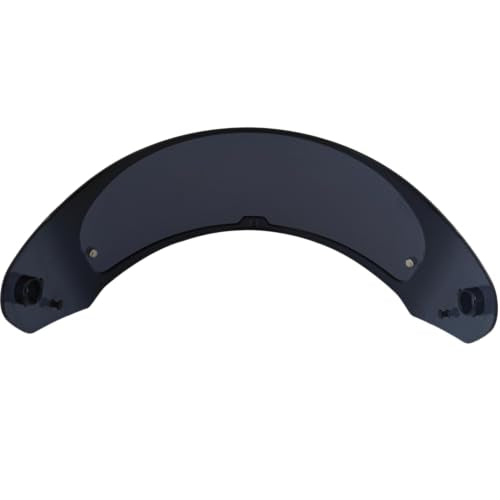 Assault Helmet Visor,Motorcycle Helmet Face Shield Compatible with Assault/Rapid/Stream/FF320/FF353/FF328/FF800 (Dark Smoke) - color: Dark Smoke