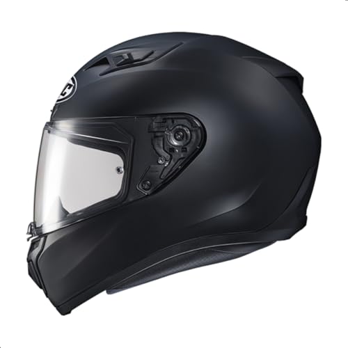 HJC i10 PLUS Solid Natural Motorcycle Helmet, DOT Approved - color: Semi Flat Black, size: 3X-Large