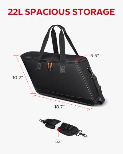Amazicha Saddlebag Liner Bags 2 Pcs Hard Saddle Bags Insert Storage Bag 900D Oxford Motorcycle Saddlebag Organizer Fit for Harley Touring Road Glide Street Glide Road King Electra Glide 1993-2025