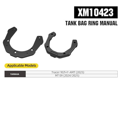 Rhinowalk Motorcycle Tank Bag Adapter Base with Strong Magnetic-XM10423 - color: Black423
