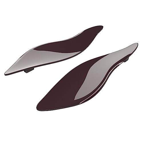 Advanblack Black Cherry Side Wings Air Deflectors, Fairing Side Wing Windshield, Fairing Side Shield, Adjustable Wind Deflectors, Compatible for Harley Touring Street Electra Glide 2014-2023 - color: Black Cherry