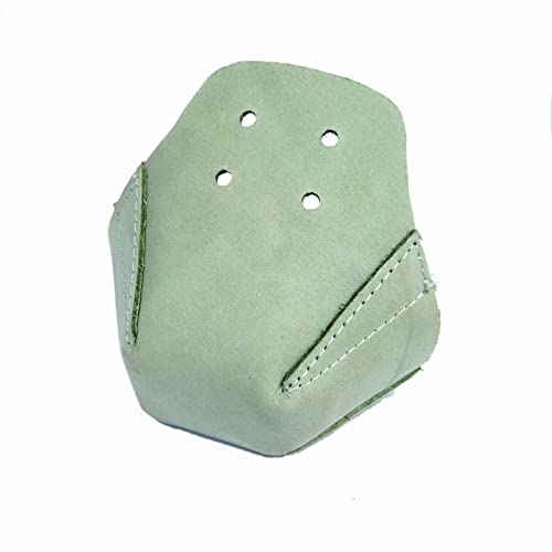 100% Real Cowhide | Toe Cap Guard Protectors | Roller Skate Derby Speed 1 Pair(Light Green) - color: Light Green