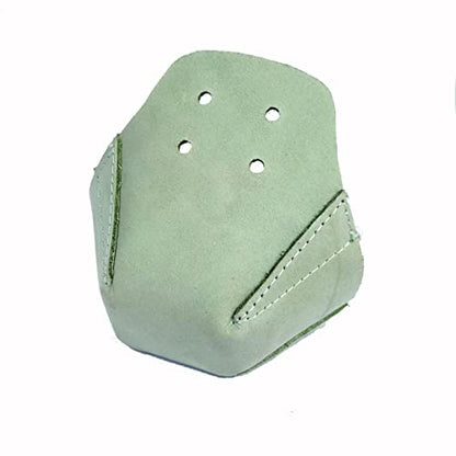 100% Real Cowhide | Toe Cap Guard Protectors | Roller Skate Derby Speed 1 Pair(Light Green) - color: Light Green