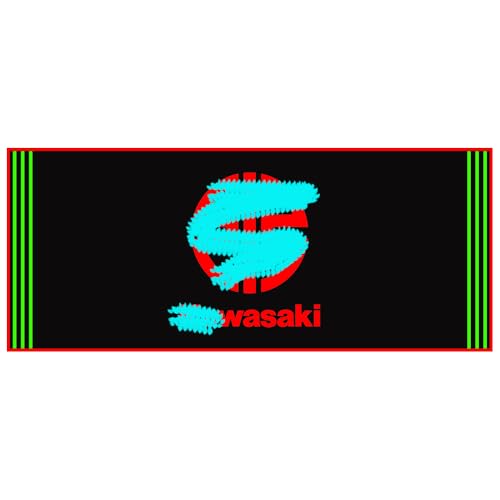 Garage Floor Mat for Kawasaki Bikes – Fits Ninja & Z Series, Heavy-Duty, Non-Slip, Oil & Water Absorbe Motorcycle Mat – Durable & Easy to Clean Floor Protector for Garage & Workshop - color: Green 11