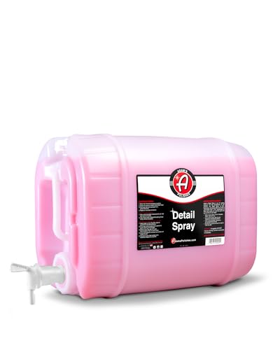 Adam's Detail Spray 5 Gallon - Quick Waterless Detailer Spray for Car Detailing, Polisher Clay Bar & Car Wax Boosting Tech, Add Shine Gloss Depth Paint | Car Wash Kit & Dust Remover - size: 640 Fl Oz (Pack of 1)