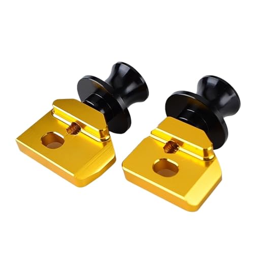 CNC Aluminum Swingarm Spools Sliders Compatible with CB650R CBR650R CB650F CBR650F – Rear Wheel Fork Axle Stand Pick Up Mount (2014-2025)(Gold) - color: Gold