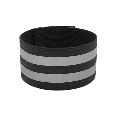 26pcs Reflective Bands Elastic Armband Wristband Ankle Leg Straps Kids Safety Reflector Tape Straps for Night Jogging Biking Running - color: Black