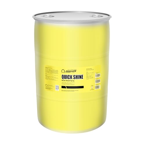 Nanoskin QUICK SHINE Quick Detail Spray 30 Gallons - Waterless Detailer Spray for Car Detailing | Deep Gloss Car Wax Booster & Clay Lubricant | Removes Dust, Smudges, Fingerprints & Other Contaminants - size: 3840 Fl Oz (Pack of 1)