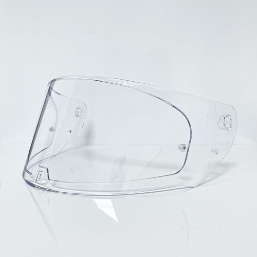 Assault Helmet Visor,Motorcycle Helmet Shield Replacement UV Protection Windshield Compatible With Assault,Stream,Rapid,Storm,FF320,FF328,FF353,FF800(Clear) - color: Clear