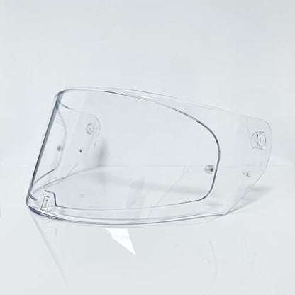 Assault Helmet Visor,Motorcycle Helmet Shield Replacement UV Protection Windshield Compatible With Assault,Stream,Rapid,Storm,FF320,FF328,FF353,FF800(Clear) - color: Clear