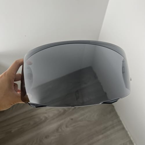 YOURNAME HJ33 Shield for HJC I90,i91 Face Shield Uv-protected Visera Casco Moto Visera Casco Moto (Light Black-For Day &Night) - color: Light Black-for Day &Night