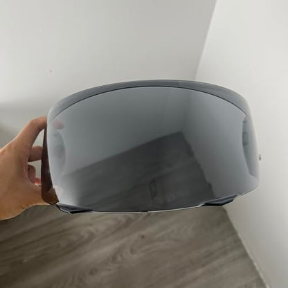 YOURNAME HJ33 Shield for HJC I90,i91 Face Shield Uv-protected Visera Casco Moto Visera Casco Moto (Light Black-For Day &Night) - color: Light Black-for Day &Night