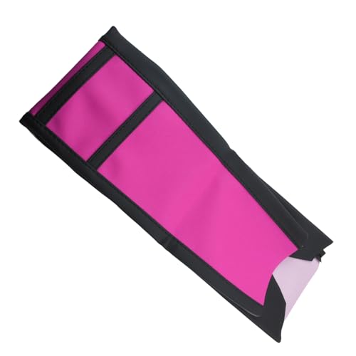 Universal Motorcycle Seat Cover Non-Slip Suitable Rubber Striped Seat Covers Soft for CRF150F CRF230F CRF250F CRF 150F 230F 450F 450R 250R Dirt Pit Bike Motocross Motorbike Off Road (Pink) - color: Pink